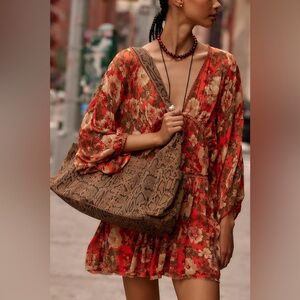 Free People Brown Shoulder Bag